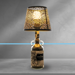 Lampada Kraken Rum Incisione Personalizzata - Design Upcycling