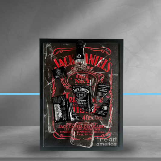 Quadro "Il Jack" - Arredo Design Artigianale per Amanti del Whisky