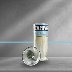 Candela Campari con tappo — Artigianale riciclata (incisione personalizzata)