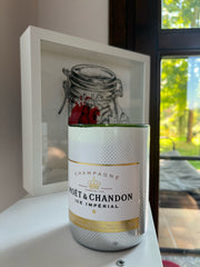 Candela Moët Ice Impérial Senza Tappo | Champagne Bianco Riciclato (incisione personalizzata)