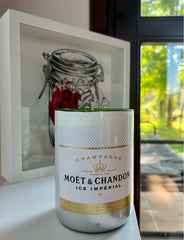 Candela Moët Ice Impérial Senza Tappo | Champagne Bianco Riciclato (incisione personalizzata)