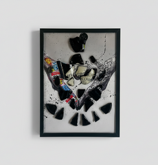 Quadro "Hendrick's in Peace" - Arredo Design Artigianale con Cuore