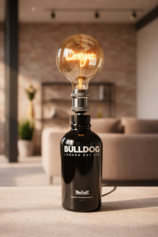 Lampada Bulldog gin design con lampadina Dream