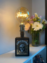 Lampada Amuerte Nero (incisione personalizzata)