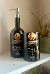 Set Bagno Ithil Artigianale - Dispenser Sapone e Portaspazzolini