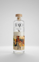 Candela Gin Rajo con tappo — Artigianale riciclata design distintivo (incisione personalizzata)