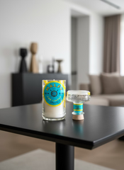 Candela Malfy giallo con tappo (incisione personalizzata)