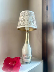 Lampada P.J. paralume acciaio