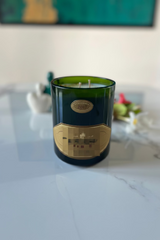 Candela Perlè Magnum| Cera Soia Naturale (incisione personalizzata)