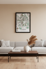 Quadro "The Key of London" - Arredo Design Artigianale Stile British