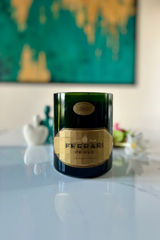 Candela Perlè Magnum| Cera Soia Naturale (incisione personalizzata)