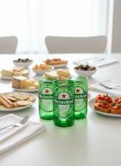 Bicchieri da Bottiglie Heineken Riciclate