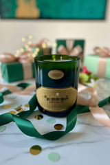 Candela Perlè Magnum| Cera Soia Naturale (incisione personalizzata)