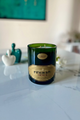 Candela Perlè Magnum| Cera Soia Naturale (incisione personalizzata)