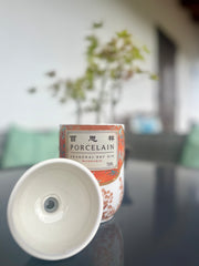 Candela Porcelain arancio — Artigianale design porcellana