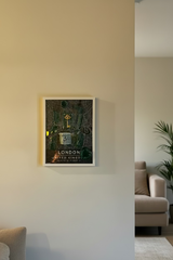 Quadro "The Key of London" - Arredo Design Artigianale Stile British