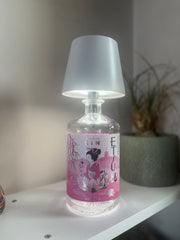 Lampada Etsu rosa con ricarica USB