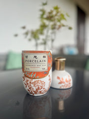 Candela Porcelain arancio — Artigianale design porcellana