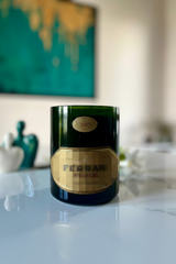 Candela Perlè Magnum| Cera Soia Naturale (incisione personalizzata)