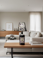 Lampada Bottiglia Monkey Gin - Paralume Dipinto a Mano (incisione personalizzata)