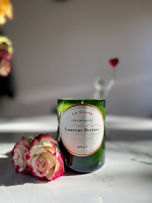 Candela Laurent-Perrier Senza Tappo | Champagne Riciclato (incisione personalizzata)