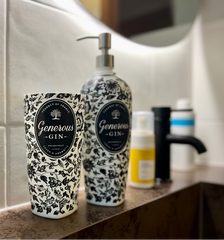 Set Bagno Generous Artigianale - Dispenser Sapone e Portaspazzolini