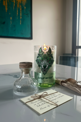 Candela Lonewolf Gin Riciclata – Design Artigianale in Vetro