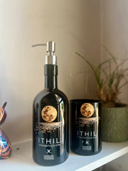 Set Bagno Ithil Artigianale - Dispenser Sapone e Portaspazzolini