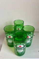 Bicchieri da Bottiglie Heineken Riciclate