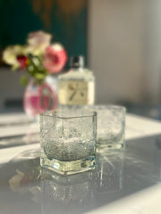 Bicchieri Gin Roku da bottiglie riciclate – Set lavorato Design Giapponese