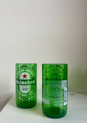 Bicchieri da Bottiglie Heineken Riciclate