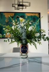 Vaso Bottiglia Ophir Gin - Dettagli Indiani