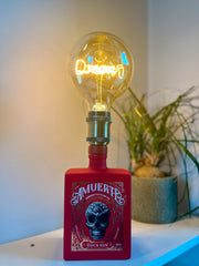 Lampada Amuerte Rosso (incisione personalizzata)