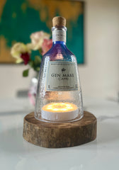 Lampada Capri USB legno