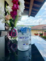 Bicchieri da Bottiglie Grey Goose Riciclate (incisione personalizzata)