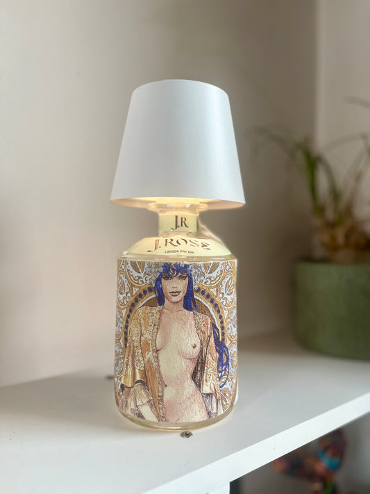 Lampada J.Rose bianca con ricarica USB