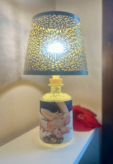 Lampada J.Rose Bianco e Oro - Design Upcycling Gin