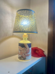 Lampada J.Rose Bianco e Oro - Design Upcycling Gin