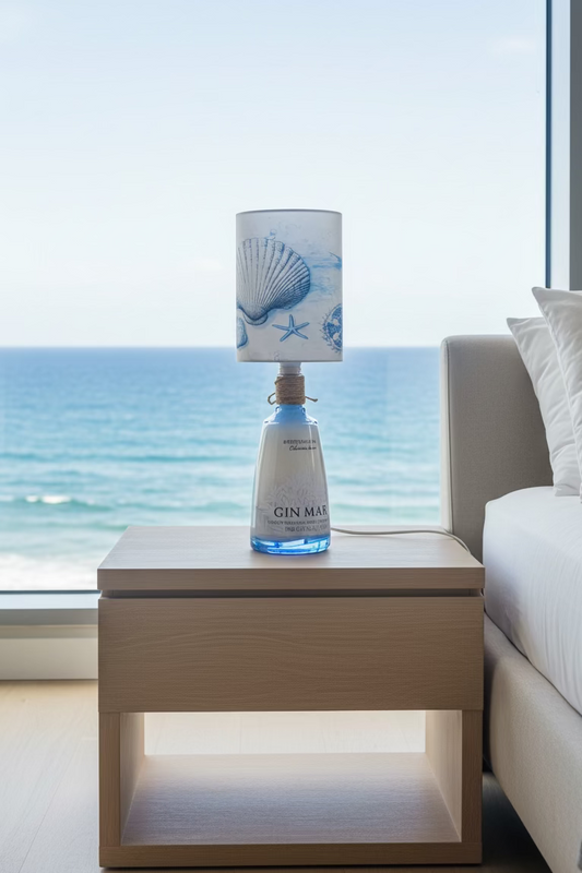 Lampada Mare - Design Upcycling Gin (incisione personalizzata)