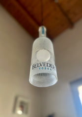 Lampadario Belvedere - Design Upcycling da Bottiglia Vodka