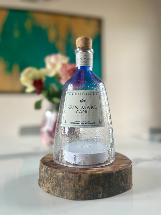 Lampada Capri USB legno