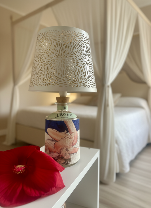 Lampada J.Rose bianco e oro