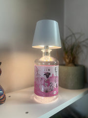 Lampada Etsu rosa con ricarica USB