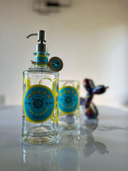 Set Bagno Malfy Giallo Artigianale - Dispenser Sapone e Portaspazzolini