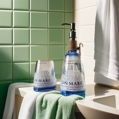 Set Bagno Gin Mare Artigianale - Dispenser Sapone e Portaspazzolini