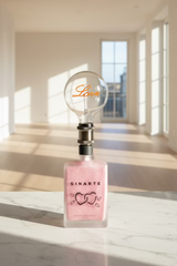 Lampada Gin Arte Love Rosa - Design Upcycling