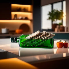 Piatto da Bottiglia Jägermeister Riciclata - Verde