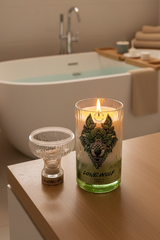 Candela Lonewolf Gin Riciclata – Design Artigianale in Vetro