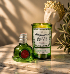 Candela Gin Tanqueray London Dry con tappo — Artigianale riciclata iconica
