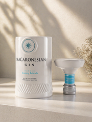 Candela in Bottiglia Ceramica Macaronesian Gin – Design Artigianale | Idea Regalo Premium
